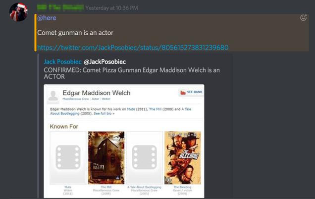 A moderator announcement from the “Worth Checking Out” room of Centipede Central.